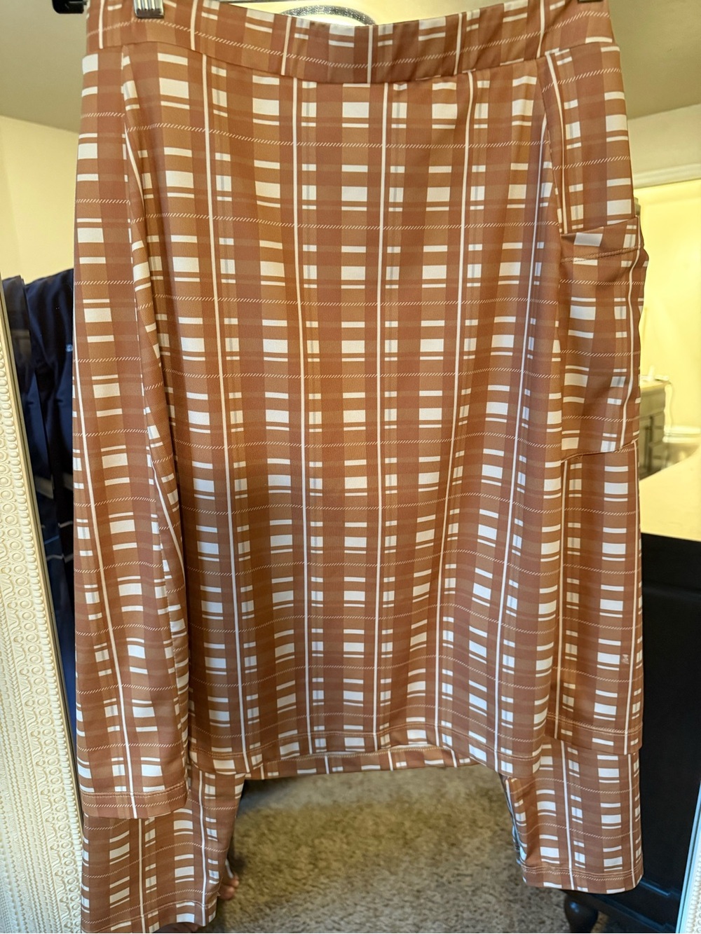 Plaid Brown Women's Skirt - Snoga Athletics